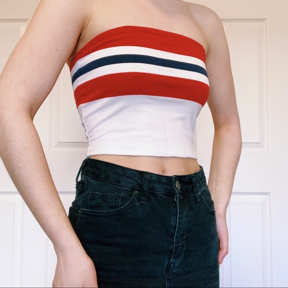 Retro bandeau tube top - Picture 2 of 3